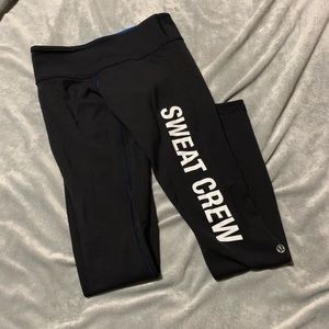 Lululemon Sweat Crew Leggings